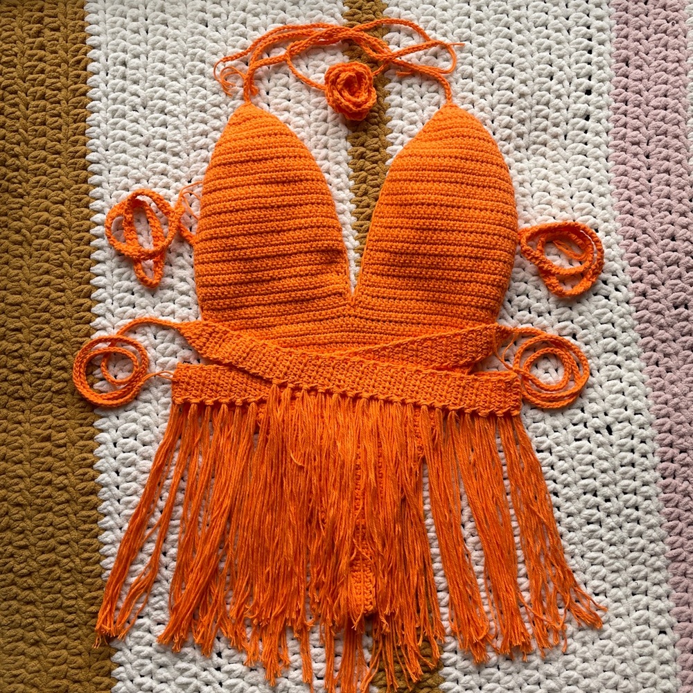 Crochet Swimsuit - Picture 1 of 5